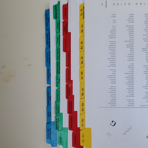 Avery FactFinders Binder guides - Picture 2 of 2